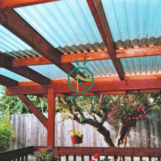 China FRP Corrugated Roofing Sheet For Pergola Manufacturer