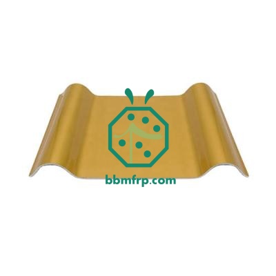 Anti-uv corrugated fiberglass opaque roof panel